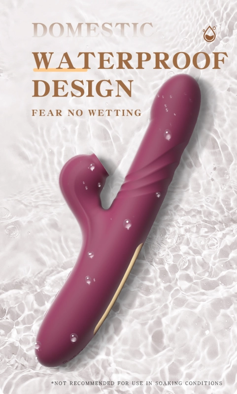 Dream stretches sucking rabbit vibrator