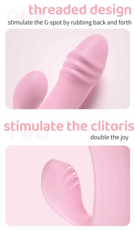 Double orgasm vibrator, internal and external dual vibration, 10-band frequency modulation