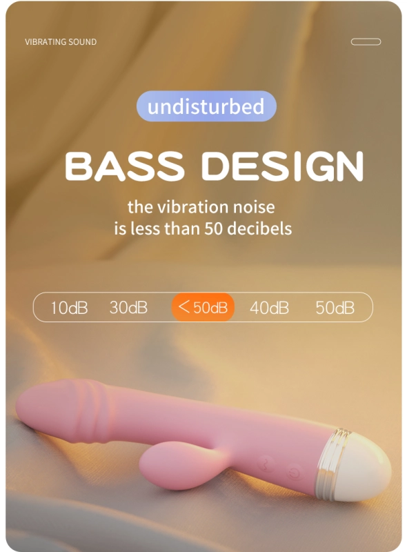 Double orgasm vibrator, internal and external dual vibration, 10-band frequency modulation