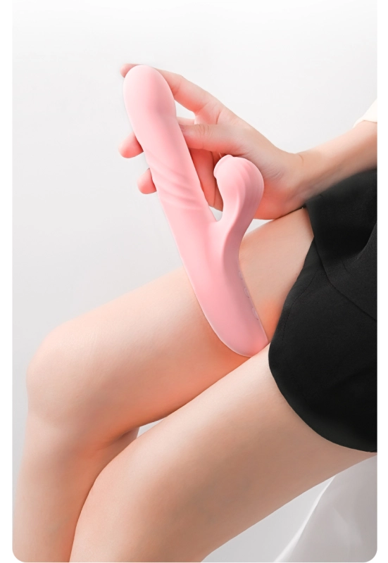 Dream stretches sucking rabbit vibrator