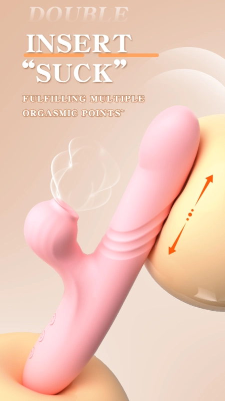 Dream stretches sucking rabbit vibrator