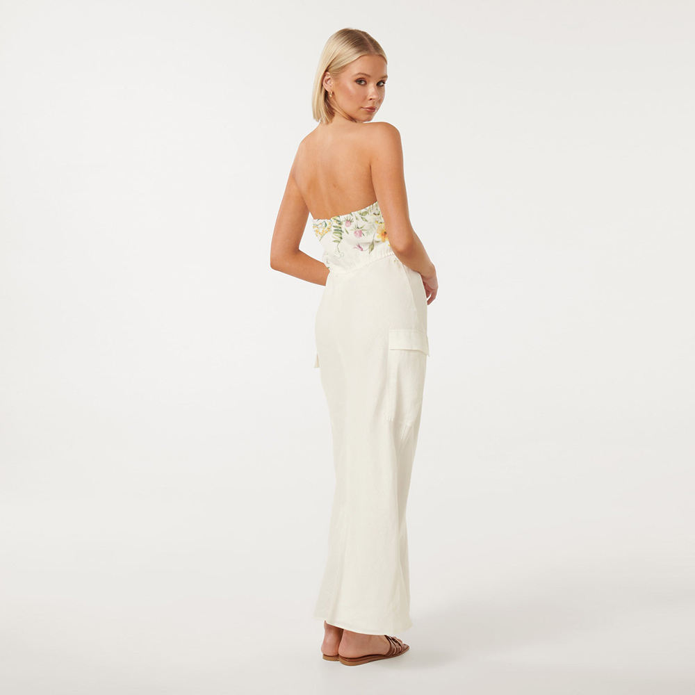 High Quality Ladies Long Dress New Fashion Causal Linen Drawstring Cargo Dresses For Women