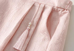 2024 SpringSummer New Chinese Style Jacquard Horse-face Skirt