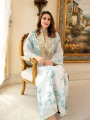 Women Muslim Dresses Middle East Dubai Arab Long Sleeve Evening Dress Fashion Embroidered Kaftan Robe Ladies Muslim