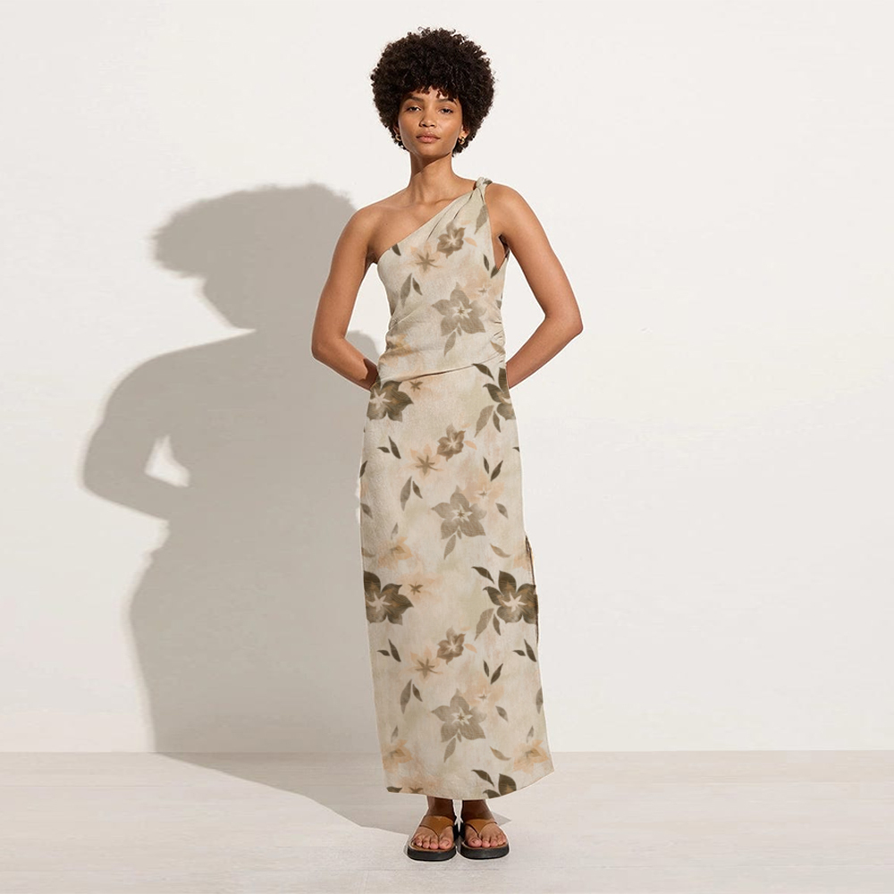 Linen Party Dress