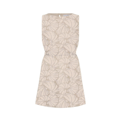 Square neck floral dress