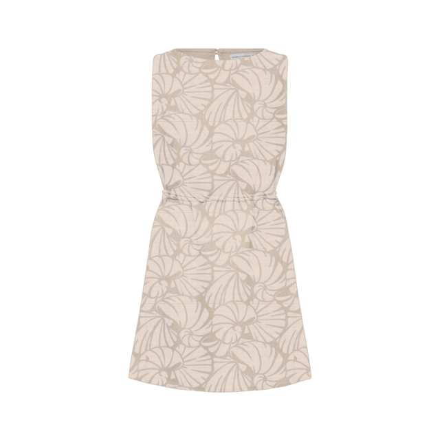 Square neck floral dress