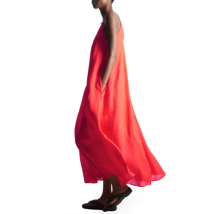Linen long dress