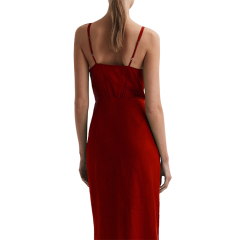 Midi Hem Dress with Front Tie Detail