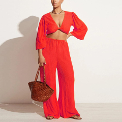 Linen two piece suit