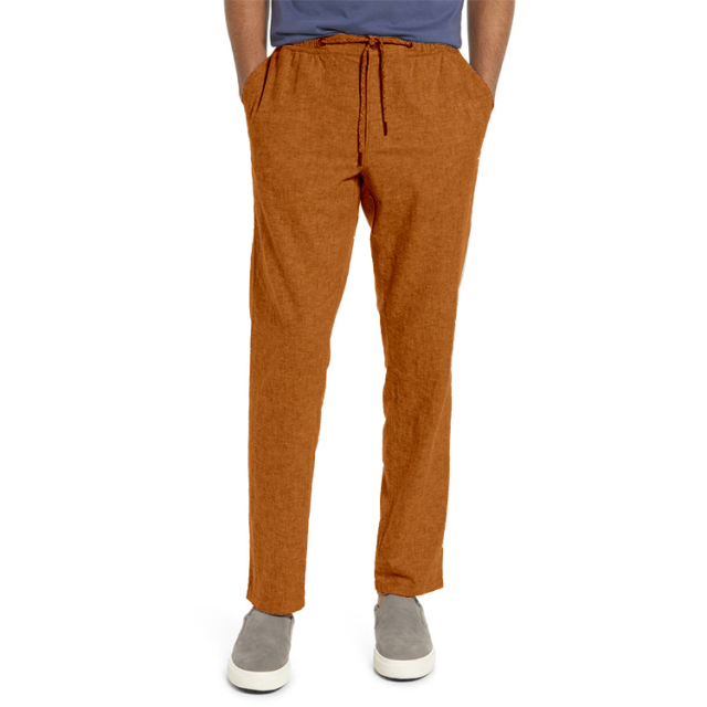 Linen Drawstring Pants
