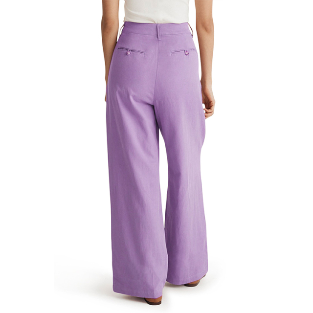 Pleated Wide Leg Pants