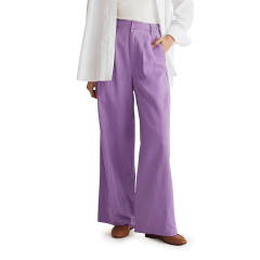 Pleated Wide Leg Pants