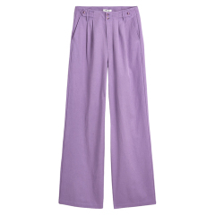 Pleated Wide Leg Pants