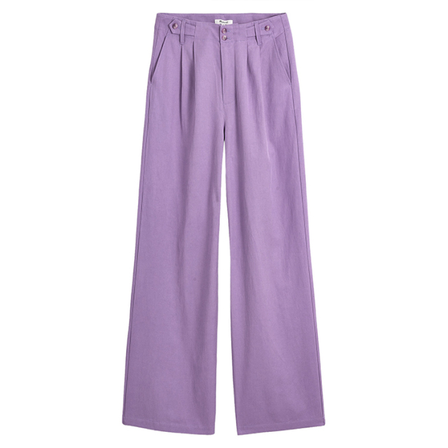 Pleated Wide Leg Pants