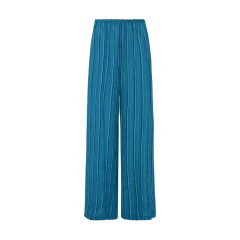 Stripe Wide Leg Linen Blend Pants