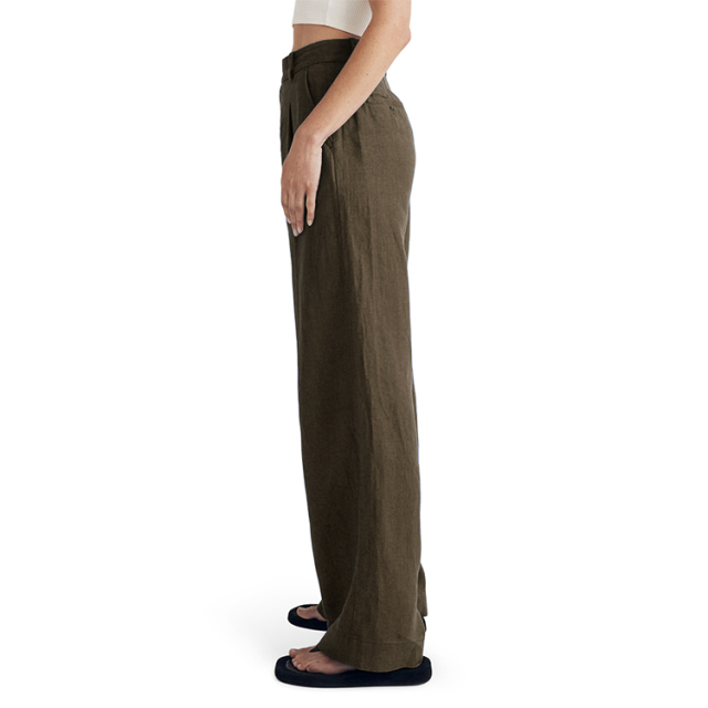 Pleated Wide Leg Pants