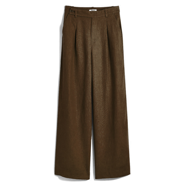 Pleated Wide Leg Pants