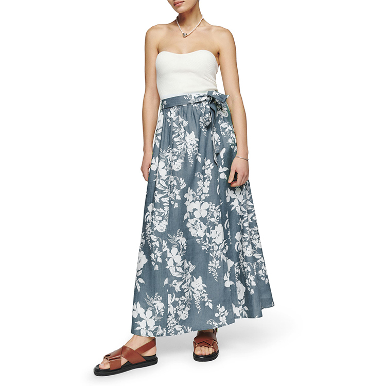 Side Slit Maxi Skirt