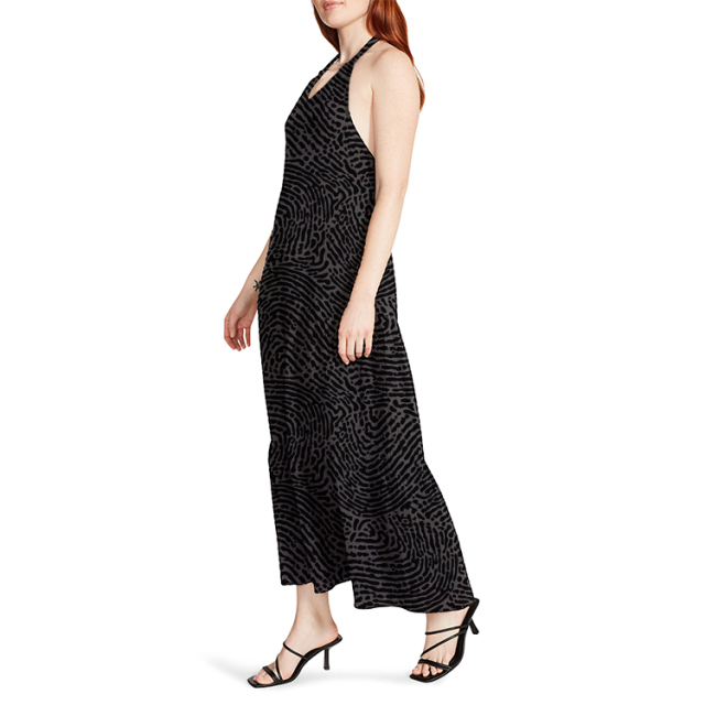 Knot Neck Halter Dress