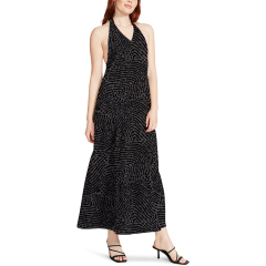 Knot Neck Halter Dress