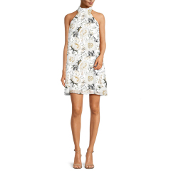 Knot Neck Halter Dress