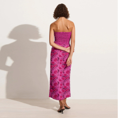 Pink floral dress