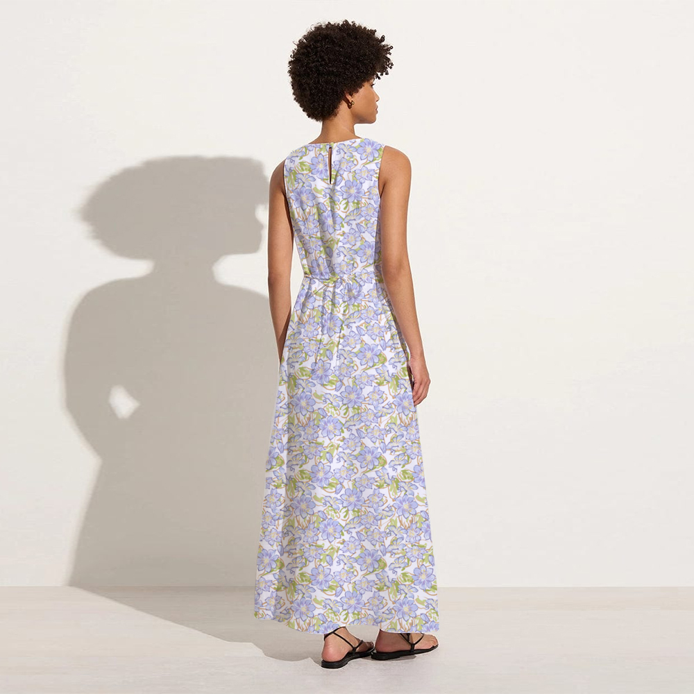 Floral Holiday Midi Dress