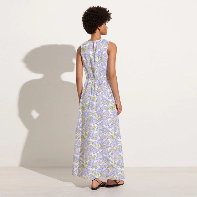 Floral Holiday Midi Dress
