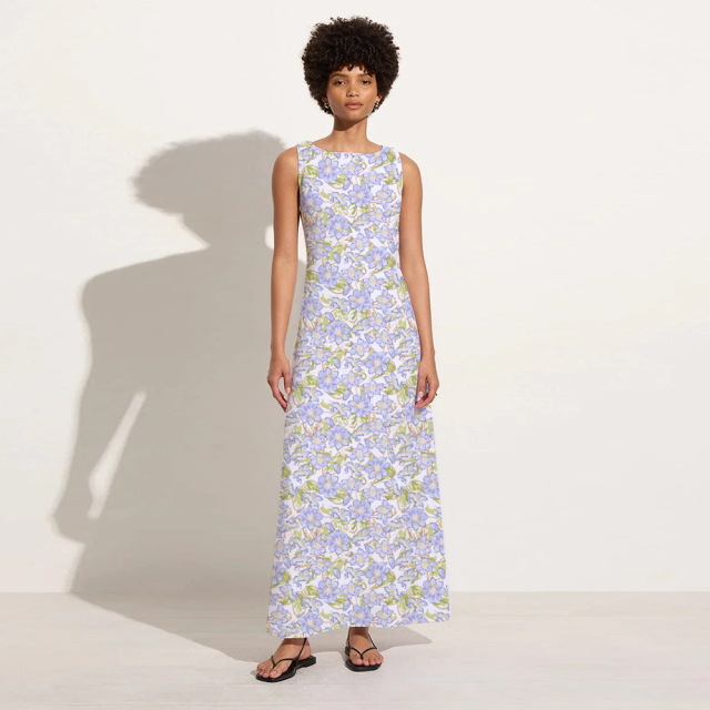 Floral Holiday Midi Dress