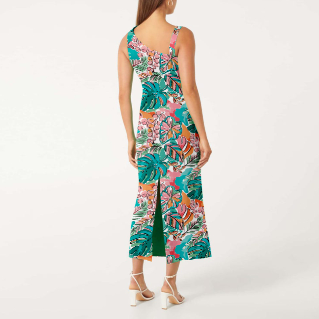 dress with floral print