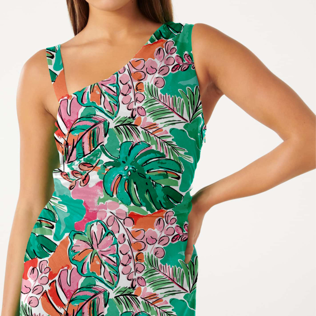 dress with floral print