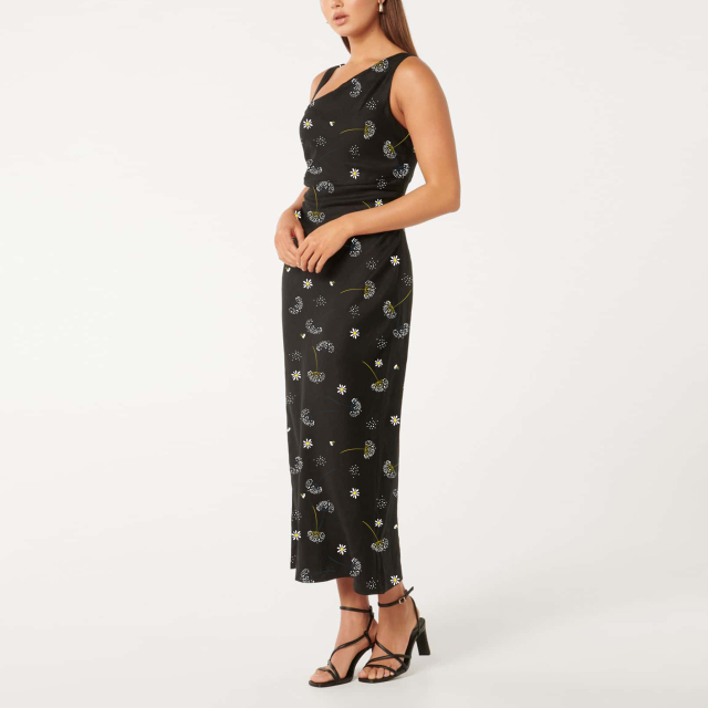 dress with floral print