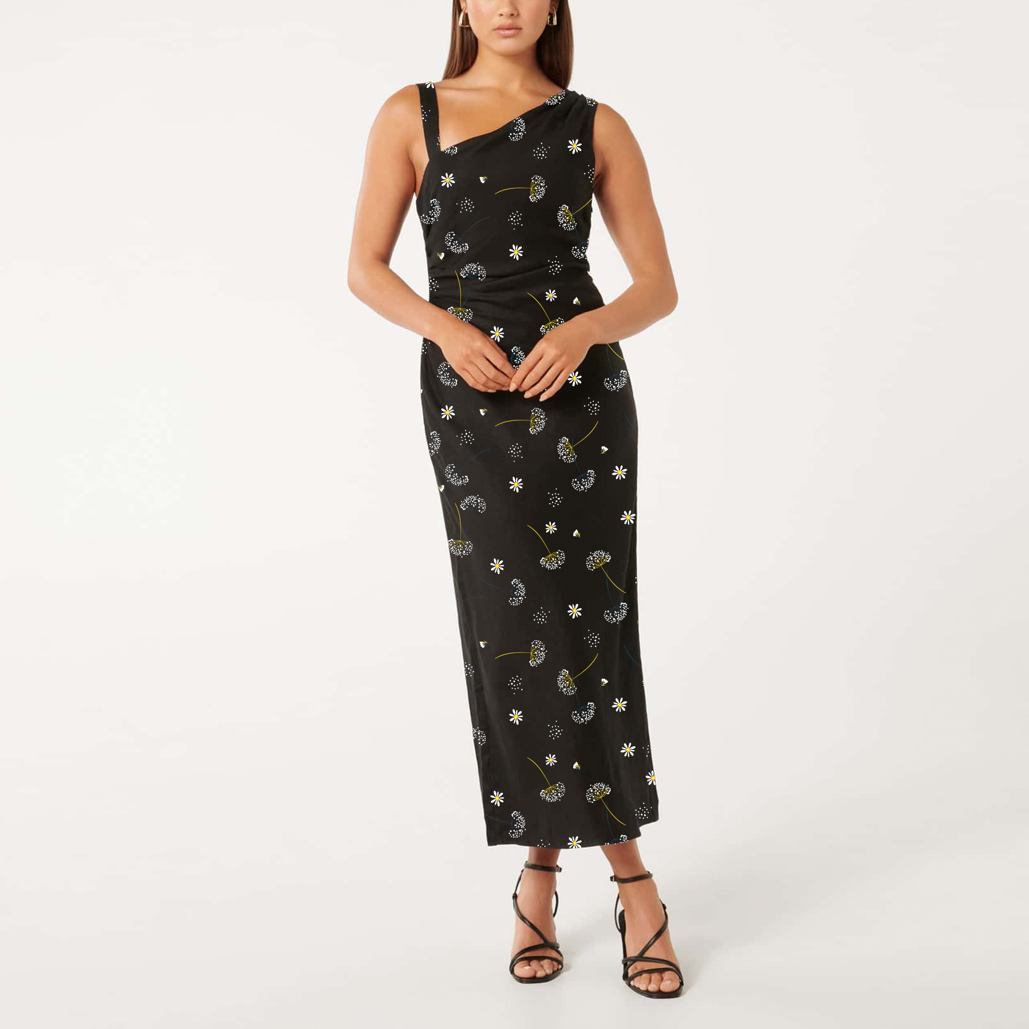 dress with floral print