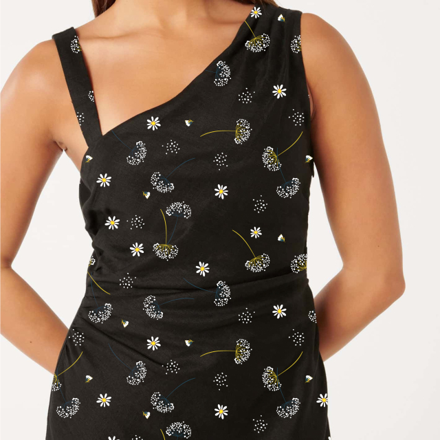 dress with floral print