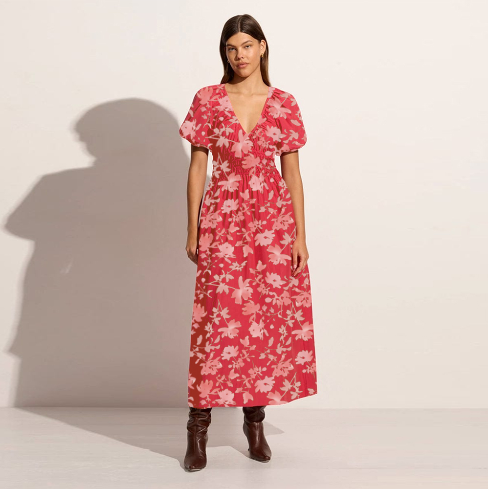 floral midi dress