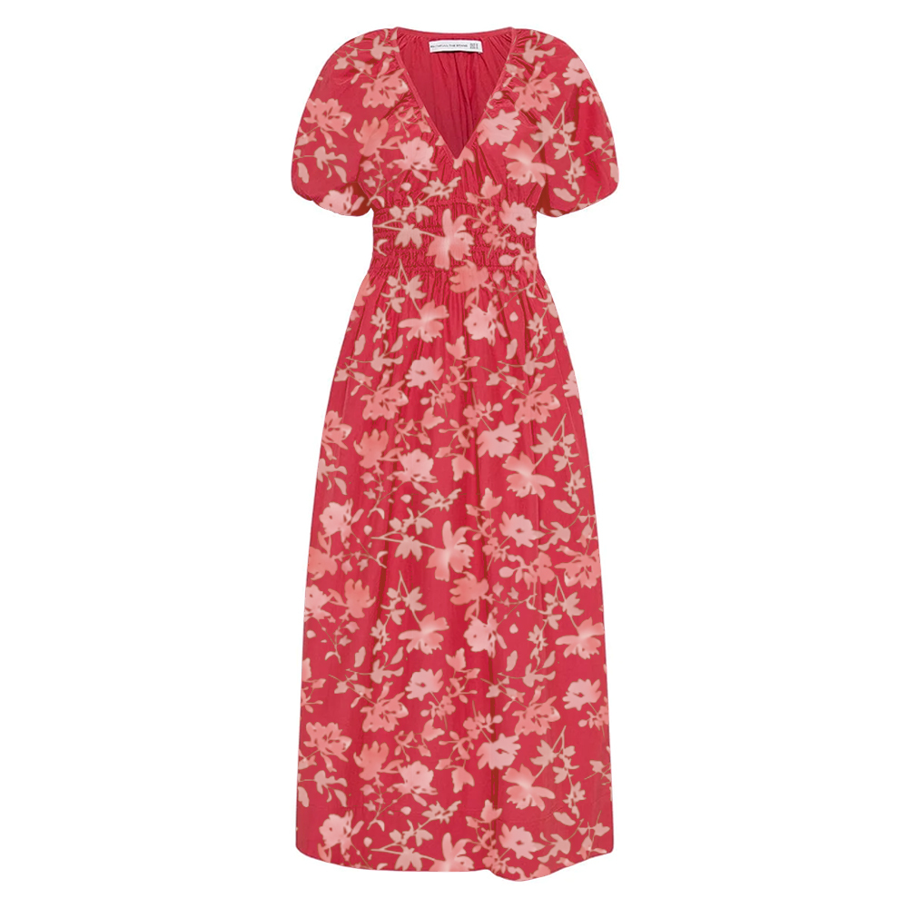floral midi dress
