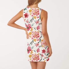 dress with floral print