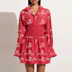 dress with floral print