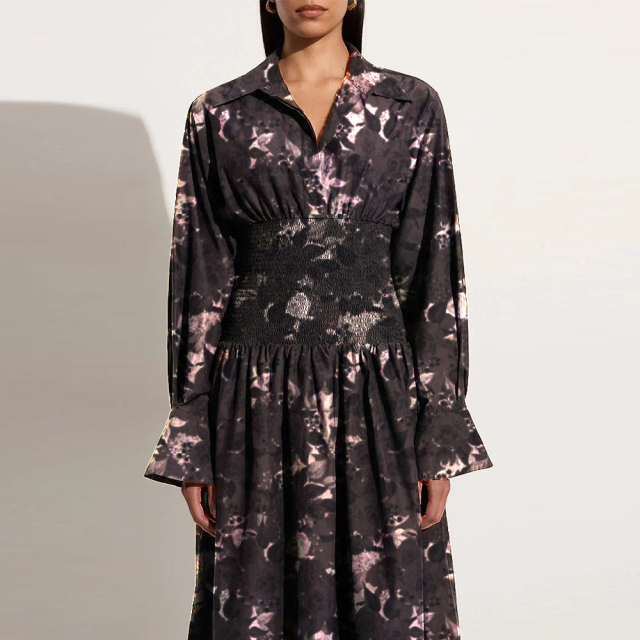 dress with floral print