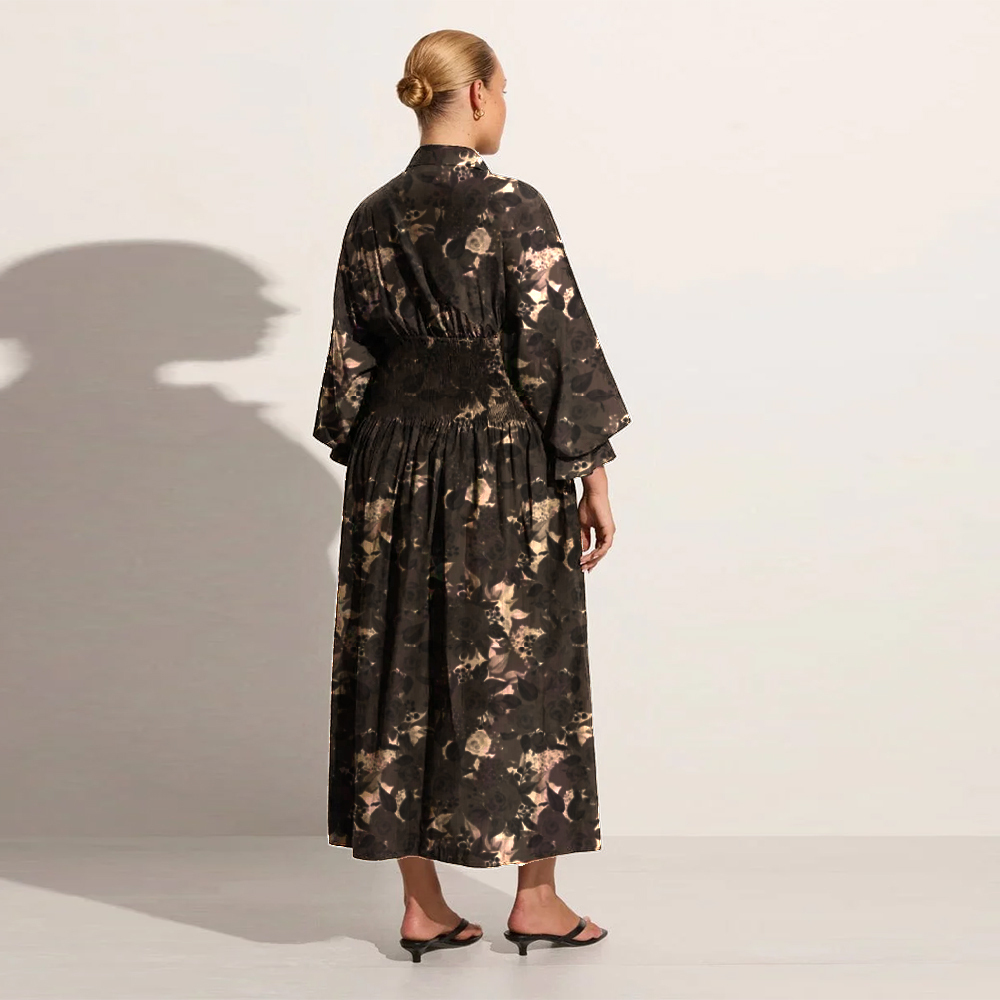 dress with floral print