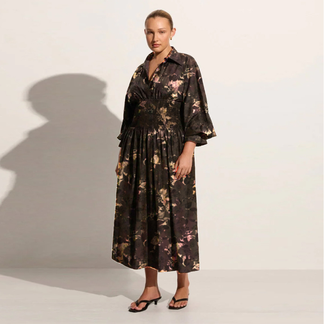 dress with floral print