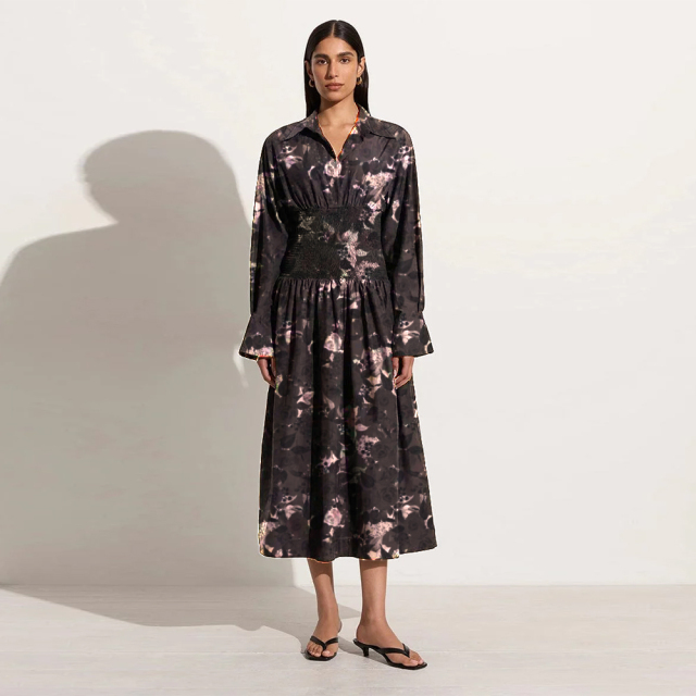 dress with floral print