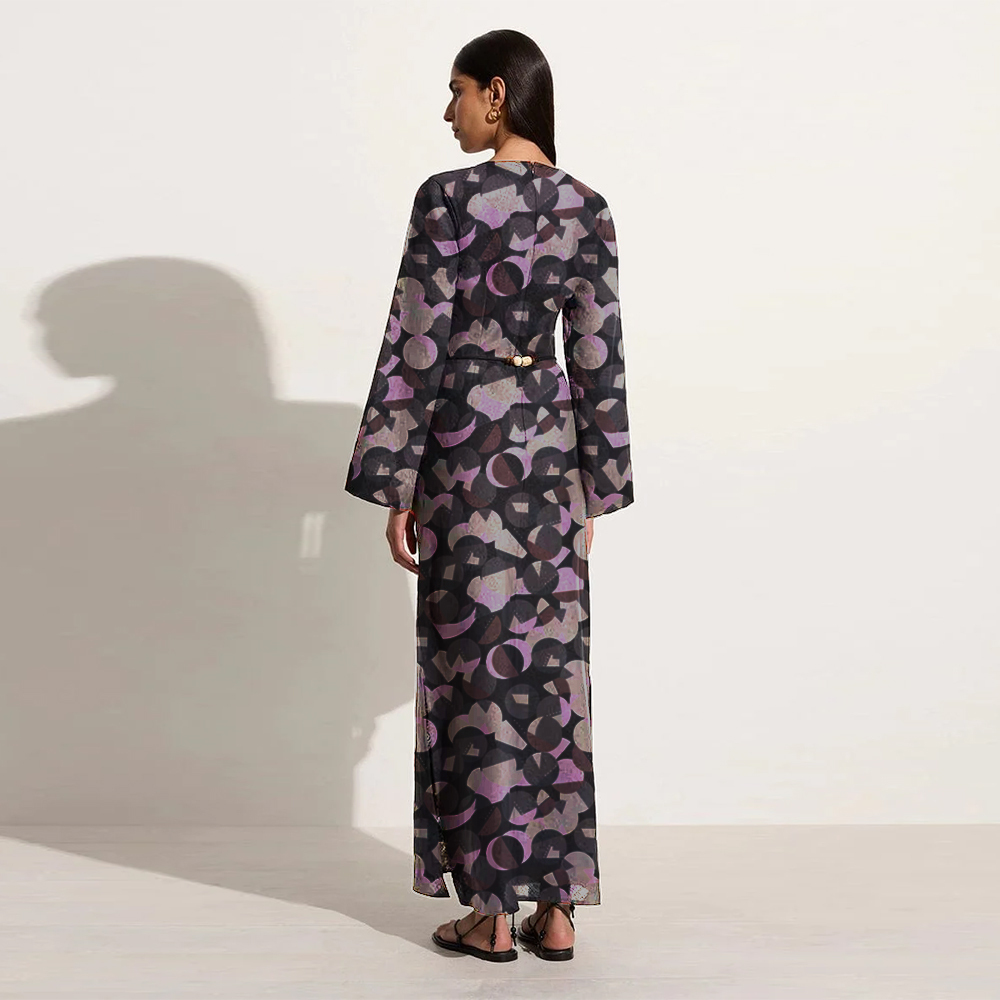 dress with floral print