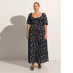 dress with floral print