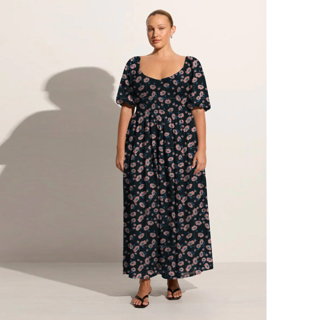 dress with floral print