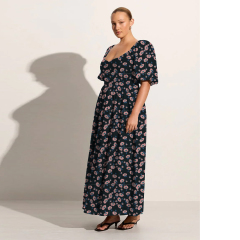 dress with floral print