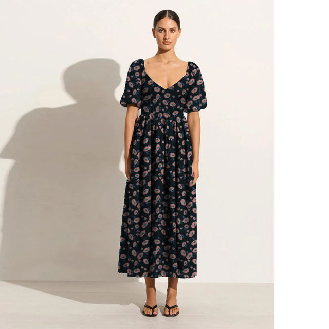 dress with floral print