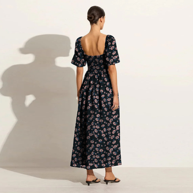 dress with floral print