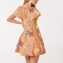 dress with floral print